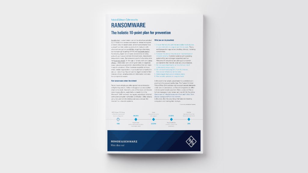 ransomware - the holistic 10-point plan for prevention