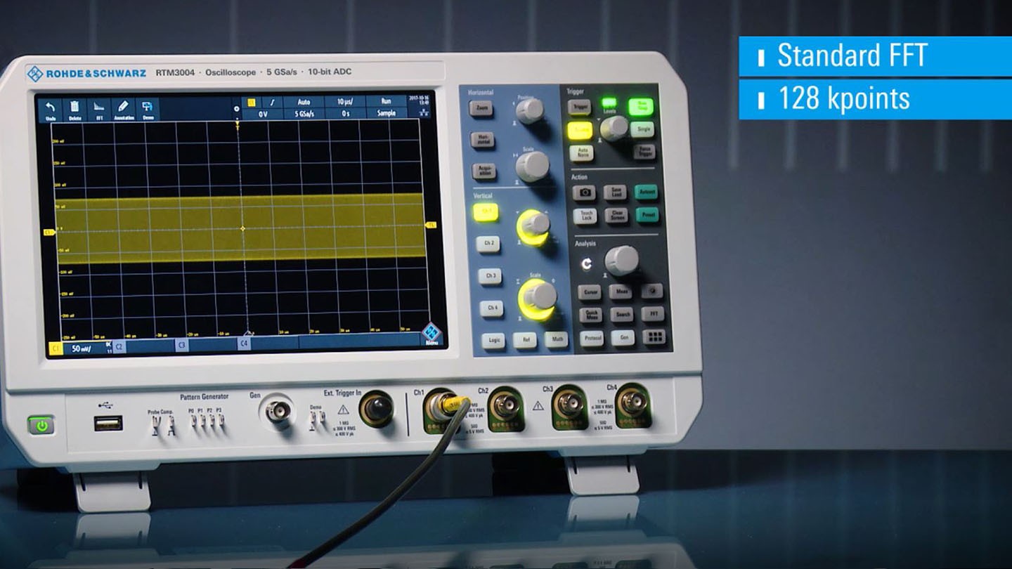  rtm3000-rta4000 spectrum analysis and spectrogram