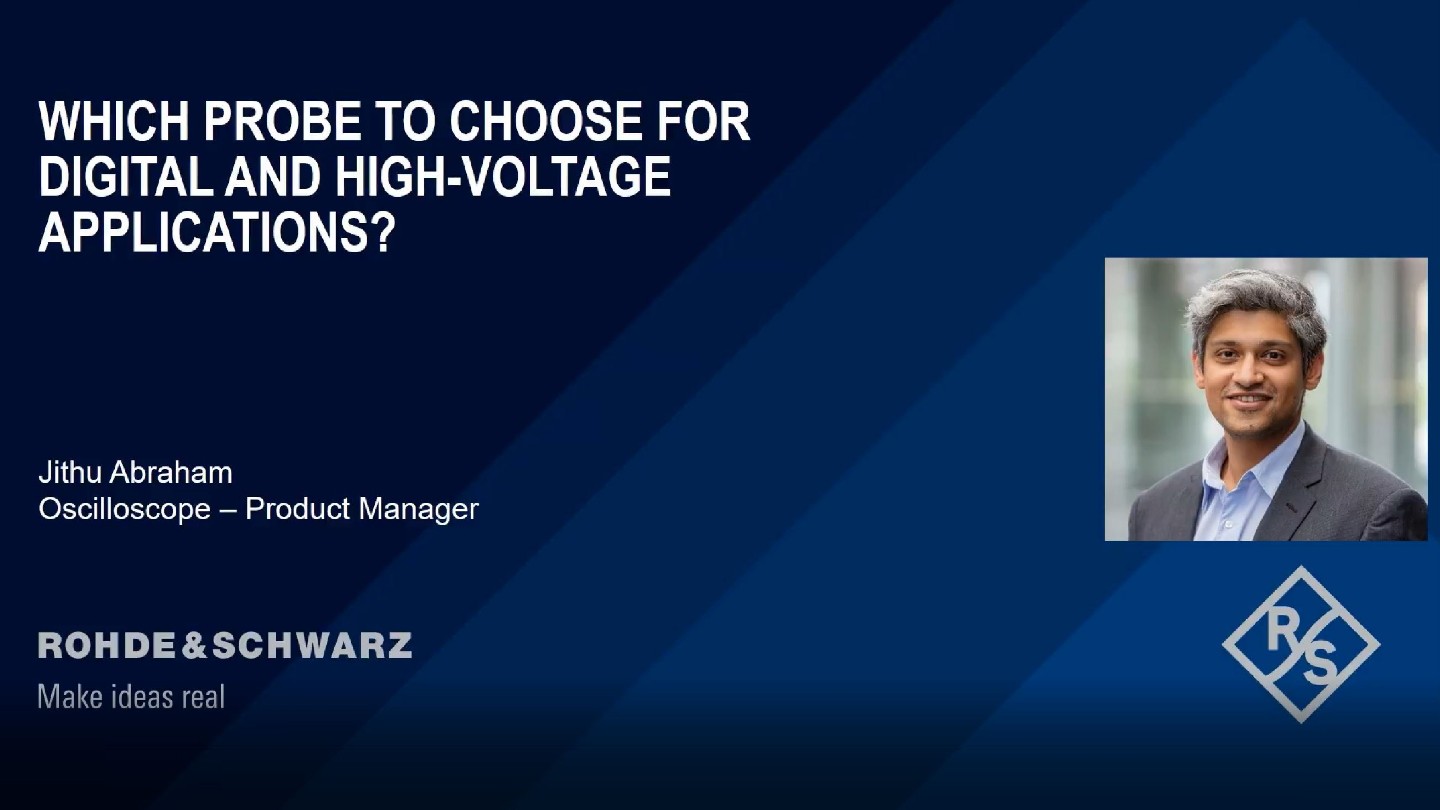 which probe to choose for digital and high-voltage